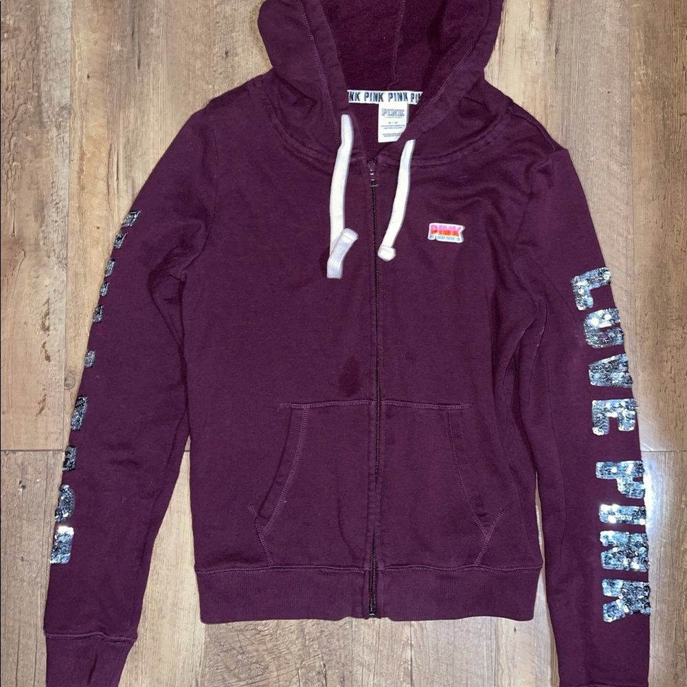 Pink hoodie